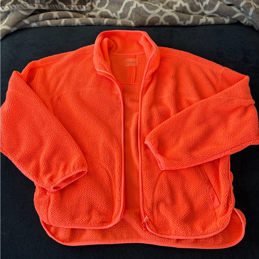Bright Orange Free People Jacket